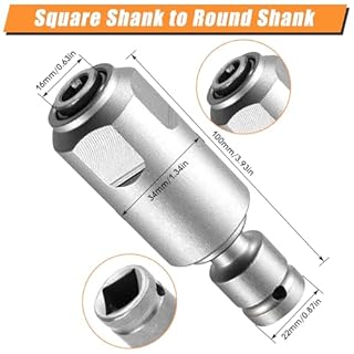 VZXZXE Adattatore SDS per avvitatore a percussione, adattatore SDS Plus, converte il tuo avvitatore a percussione in un martello perforatore, ideale per forare e scalpellare in calcestruzzo e muratura