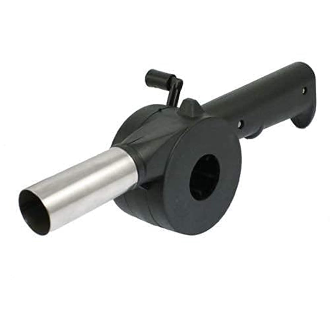 Hand Crank Powered BBQ Fan Air Blower – Manual Portable Mini Blower for Charcoal Grills & Outdoor Cooking – Stainless Steel Nozzle, Fire Bellows for Barbecue, Camping & Picnic (Pack of 1)-image-5