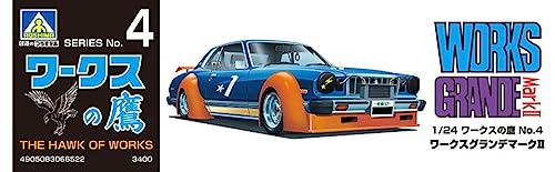 Modelo de coche Aoshima Works Grande Mark II 1:24 miniatura 5
