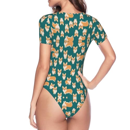 One Piece Swimsuits for All Women, Crewneck Swimdress Monokini Bathing Suit4