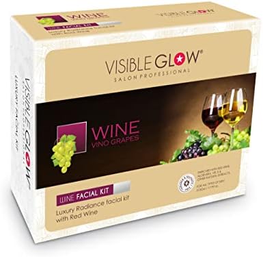 Red Wine & Grapes Facial Kit 510g | For Women | Luxury Skincare | Best for Radiant Skin