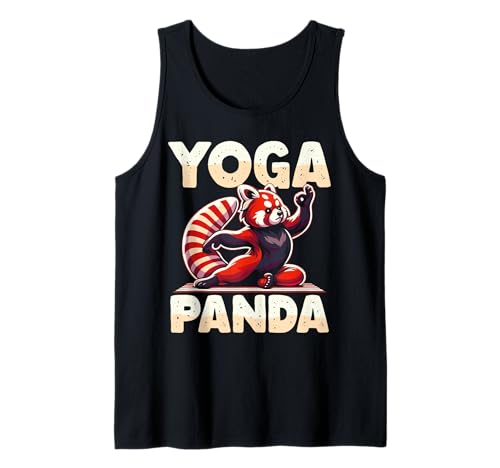 Yoga Panda - Funny Red Panda For Men Women Kids Meditation Camiseta sin Mangas