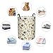 Personalized Baby Hamper for Nursery Boy Girl Woodland Laundry Basket with Name Laundry Hamper Baby Nursery Hamper Foldable Kids Baby Gift Baskets Bin Storage Basket Orgnizer Home Decor