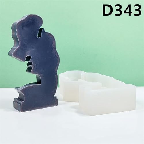 Candle Moulds for Candle Making, Sturdy Heavy Duty Plaster Resin Crafts Making Tool for Holiday Gift