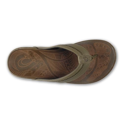 Image of OluKai Hiapo Men's Leather Beach Sandal, Crafted Materials