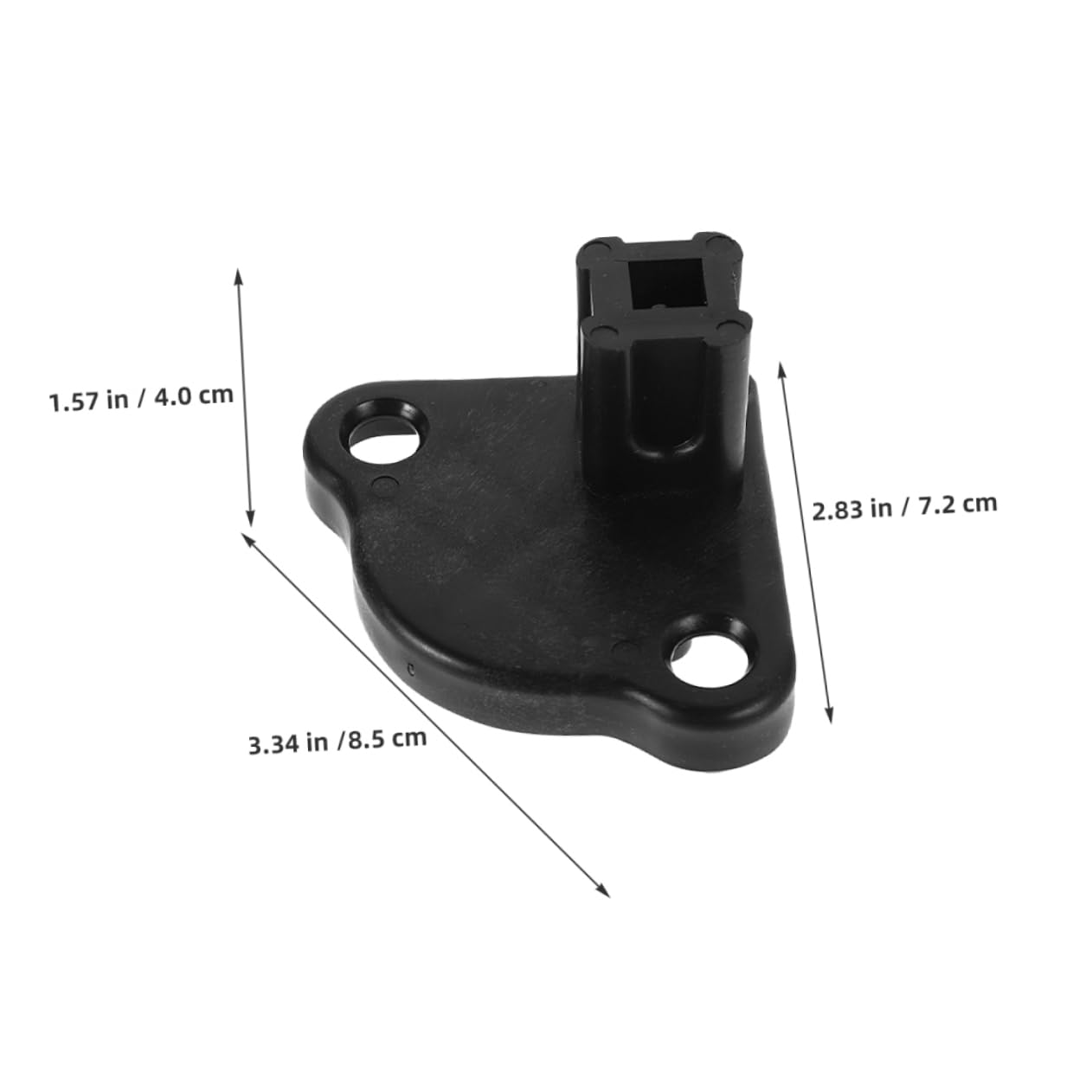 ibasenice Soportes de Base para Toldos y Carpas, Accesorios Camping Exterior, Juego 6 Piezas Plástico Negro