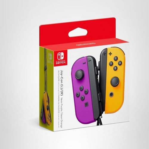 Nintendo Neon Purple/Neon Orange Joy-Con (L-R) - Switch - 4