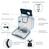 micros2u Waterproof Case for GoPro HERO 13,12,11,10,9 Black. 60m/196ft Underwater Housing Shell Box with Anti-Fog Pads Diving Swimming Accessory for Go Pro - Image 5