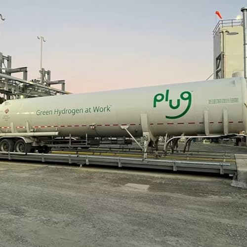 Plug Power ($PLUG) Loads Inaugural Tanker with Liquid Green Hydrogen from Georgia Facility Podcast Por  arte de portada