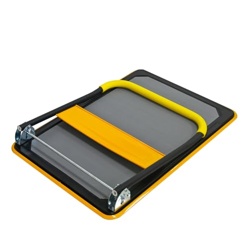 Carretilla plegable de plataforma con ruedas giratorias 360° miniatura 3