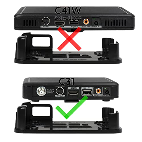 Genie Mini (Client) Bracket Mount (No Wireless, No 4K) With Screw Kit For Directv - Does Not Work With Wireless And Does Not Work With 4K/Uhd Models #TOP3