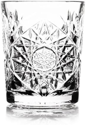 Libbey Hobstar Double Old Fashioned Glasses, 12 Ounce, Blue, Set Of 4 - View #13