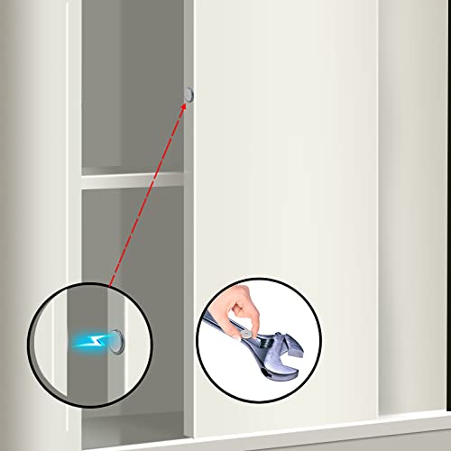 image for Mousike Magnetic Door Catch Ultra Thin Cabinet Magnets Stainless Steel