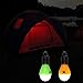 BeMall Tent Camping Lamp Party Night Light Lantern Outdoor Waterproof Emergency Bulb by 3 AAA Battery for Hiking ,Sailboats, Cockpit, Outages (1 Pair, Green & Yellow)