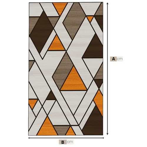 Alfombra pasillo larga 90 x 130 cm lavable modernos alfombras de cocina antideslizante 3