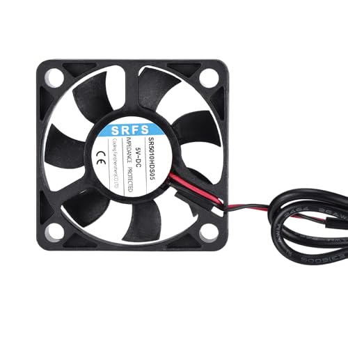 Image of sourcing map 5010 Fan 50mm x 10mm 2 Inch 5V Small Plastic Cooling Fan USB for Computer PC Case CPU Heatsink 3D Printer Desktop Cooling Router Server(1 PCS)