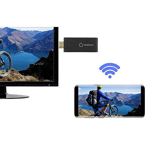 Clé de Streaming HDMI Renkforce renkCast 3 AirPlay, Miracast, DLNA, antenne extrerne