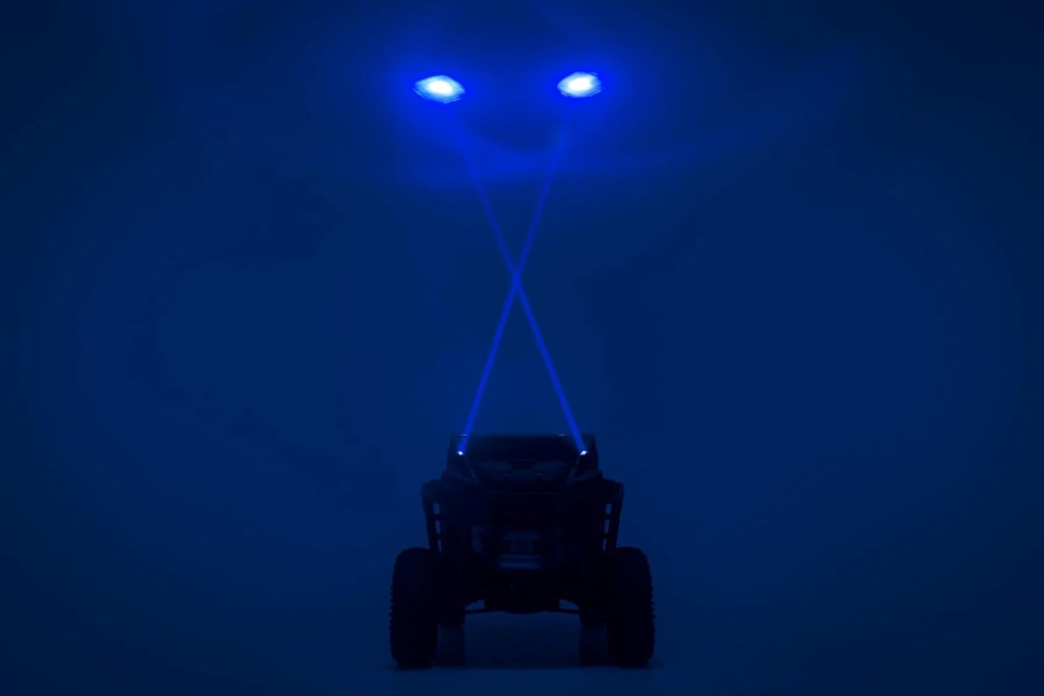 Rough Country UTV Laser Whip Light Kit (Pair) - 20W RGBW LED with Remote, 2400 Lumens, IP67 Waterproof, Stainless Mounts - Fits Polaris RZR, Can-Am, Honda Talon, Yamaha