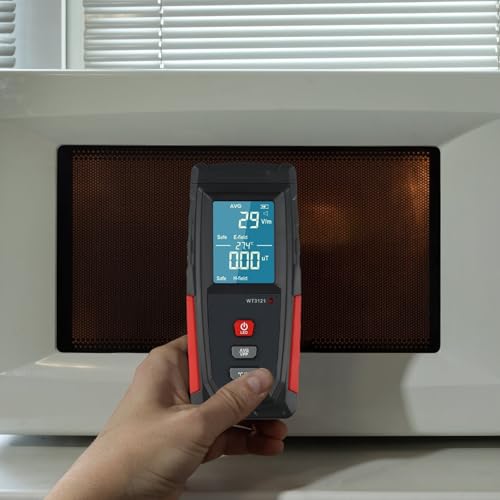 Medidor Digital EMF para Radiación Eléctrica y Magnética miniatura 4