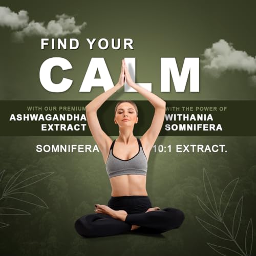 Image of CUREFOREVER Ashwagandha Supplement 1200mg | High Potency Withania Somnifera 10:1 Lab Tested Aswagandha Root Extract | Natural Adaptogen for Stress Balance, Energy, Focus & Performance | 60 Veg Ashvagandha Tablet