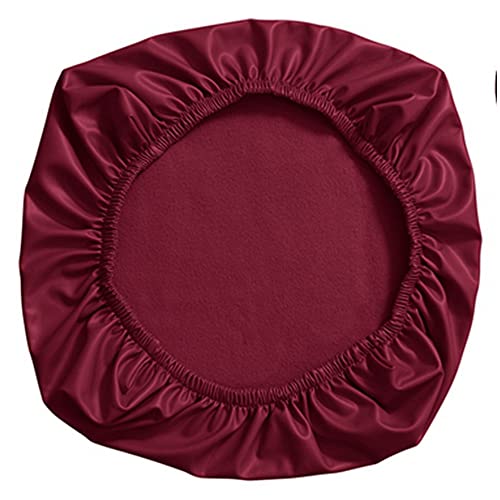 Bestenrose Waterproof Office Desk Chair Cover PU Leather Computer Chair Covers Chair Slipcovers Removable Rotating Chair Seat Cushion Protector Cover (Wine Red - Image 3