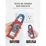 AstroAI Digital Clamp Meter Multimeter 2000 Counts Amp Voltage Tester Auto-ranging with AC/DC Voltage, AC Current, Resistance, Capacitance, Continuity, Live Wire Test, NCV, Blue - Image 3