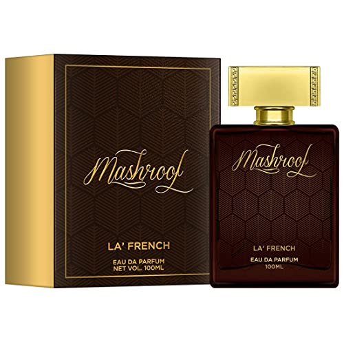 La French Mashroof Oud Perfume for Men and Women 100ml | Premium Luxury Arabic & French Notes Perfume with Oud Musk Cedarwood Rose Jasmine Sandalwood Woody Fragrance Scent | Long Lasting