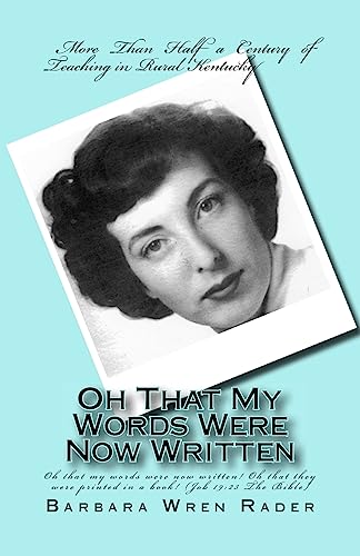 Oh That My Words Were Now Written