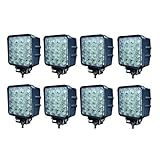 Miracle 8x LED 48W Faro de trabajo para trabajo lmpara 38006000K 67ip de marcha atrs?Tractor?Excavadora