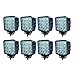 Produktbild Miracle 8 X LED 48W Arbeitsscheinwerfer Arbeitsleuchte 3800lm 6000K 67IP Rückfahrscheinwerfer - Traktor - Bagger