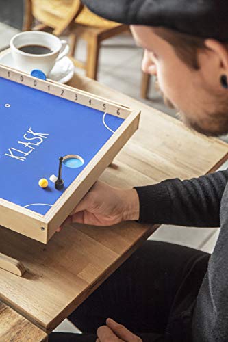 Klask Jeu d'adresse primé Jeu Plateau pour la Famille Adultes et Enfants Jeu magnétique en Bois à partir Pièces Rechange pour Le Jeu d'adresse - vue 6