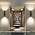 Wall Sconces Set of Two, Bathroom Sconces Wall Lighting 13 inch Black Modern Sconces Wall Decor Set of 2 Indoor Wall Light Fixtures for Living Room Hallway Staircase Bedroom Hardwired