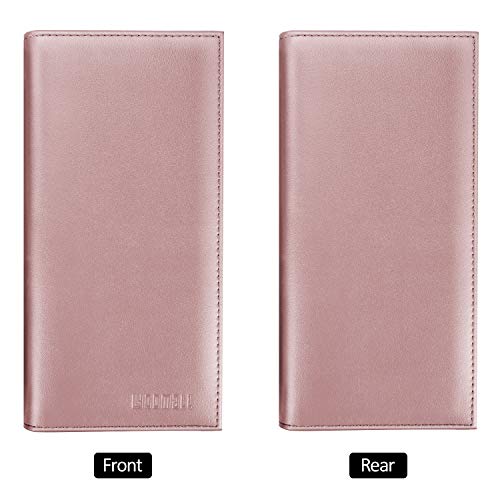 Lyoomall Leather Checkbook & Register Cover Holder Case Slim Wallet For Men & Women #TOP2
