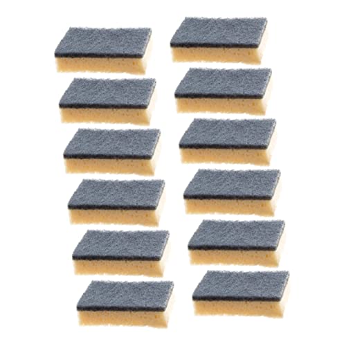 LALAFINA 12pièces Eponges De Nettoyage pour Cuisine Lot de Rayures Eponge De Cuisine Pratique