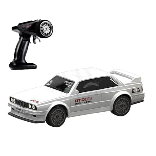 Image of Samtop Mini RC Drift Car for Adults, 1 /64 Rc Small RC Car Desktop Remote Control Cars with LED Lights, 4 * 4 Desk Drifting Crawler for Race, Hobby Gifts and Toys (AE86)
