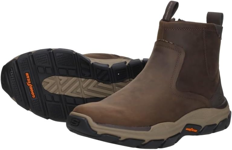 Skechers Men's Respected - Evanston Boot,Cocoa,14