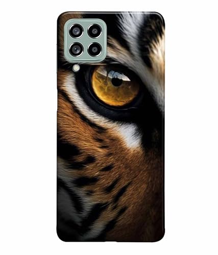 Image of Printed Hard Back Case Cover & Compatible for Samsung Galaxy M53 5G / M536Bzneinu, Samsung M53 5G | Tiger Faces Art (Multicolor) - D1205