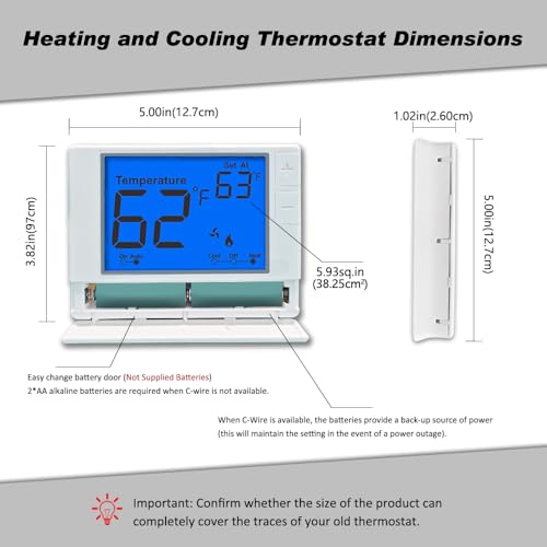 Thermostat non programmable pour éviter les pannes de chauffage et configurations complexes - 7
