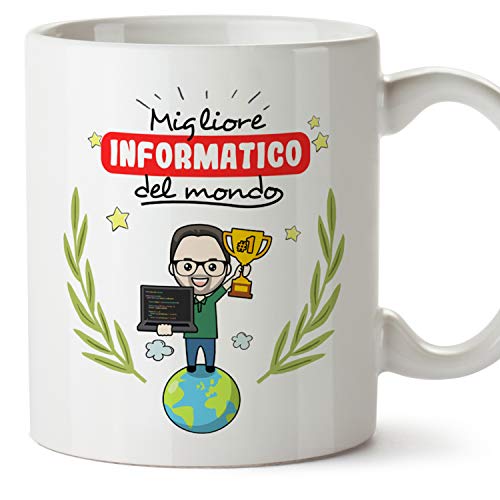 Mugffins Tazza Informatico (Migliore del Mondo) - Idee Regali Originali Informatica