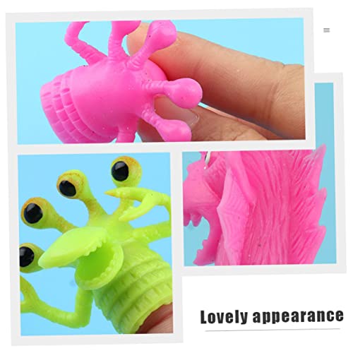 ibasenice 6Pcs Crianças Fantoches Presentes Favores Fazendo Da Mão Brincando - Monstros Aleatórios I