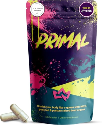 Suplemento de soporte hormonal femenino - Complejo de órganos de carne de res alimentado con pasto - Balance hormonal y energía sostenible
