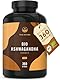 Bio Ashwagandha - 360 Kapseln (BIG PACK) - Hochdosierte 2600mg pro Tag (90 Tage) - 650mg pro Kapsel - indische Bio Schlafbeere - Vegan, Laborgeprüft, Deutsche Produktion - TRUE NATURE