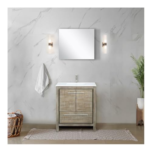 Lafarre-24-in-W-x-20-in-D-Rustic-Acacia-Bath-Vanity-and-Cultured-Marble-Top Lafarre 24 in W x 20 in D Rustic Acacia Bath Vanity and Cultured Marble Top