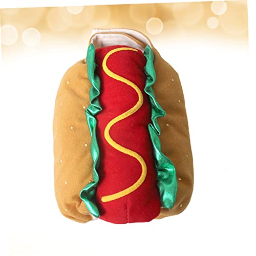 Disfraz Hot Dog para perros y gatos talla XXS miniatura 3