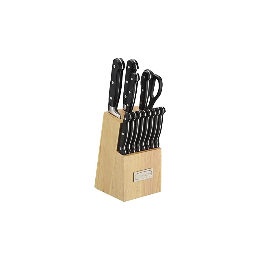 Cuisinart C55TR-14PCB Advantage Cutlery 14-Piece Triple Rivet Knife Block Set