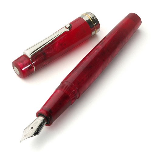 Amazon | DELTA デルタ ビンテージ レッド FP 万年筆 B 1911825