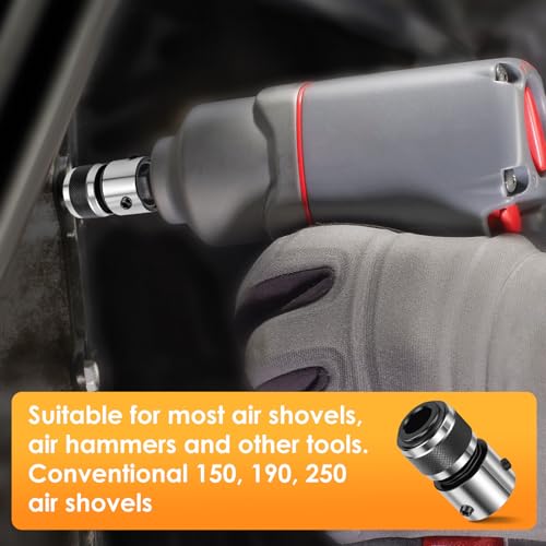 LYDODOKA Quick Change Chisel Retainer, Air Hammer Retaining Quick Chuck Attachments, Air Chisel Spring Retainer for Fixing Most Air Shovels, Hammers and Other Tools - Thumbnail 4