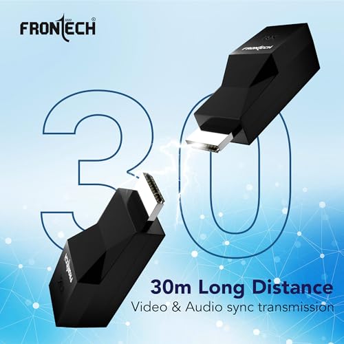 Image of Frontech HDMI Extender 30M | Full HD 1080p@60Hz | HDMI Over Cat5e /Cat6 | Plug & Play | No Power Required | Wide Compatibility | 2 Year Warranty (NC-0080)