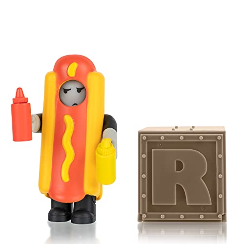 Roblox Action Collection - Seconds Till Death: Hotdog Frank Deluxe Mystery Figure Pack + Mystery Figure Bundle [Includes 2 Exclusive Virtual Items]