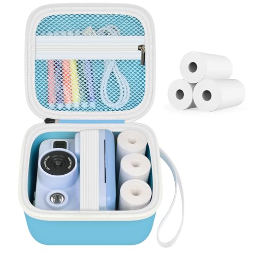 PAIYULE Kids Camera Instant Print Case for Dylanto for Gofunly with 3 Rolls Prints Paper